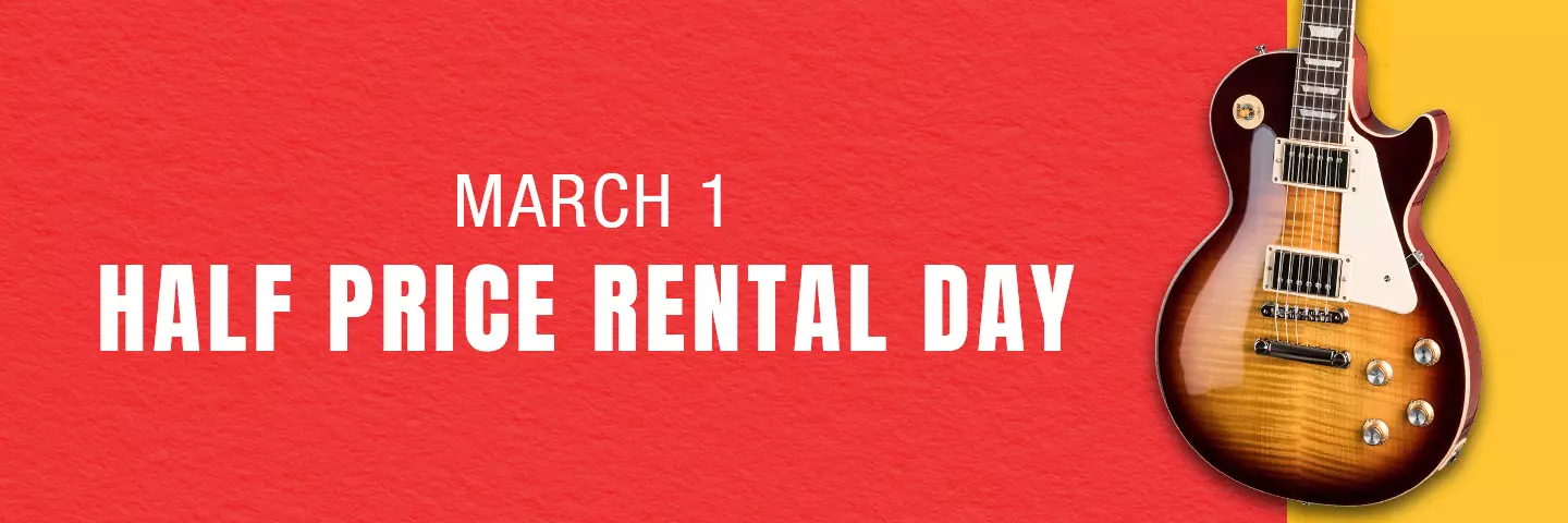 Half Price Rental Day!